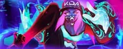 K/DA Akali Neon Discord Banner